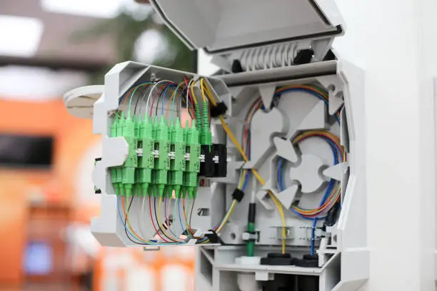 fiber optics cables for fiber to the home internet service FTTH