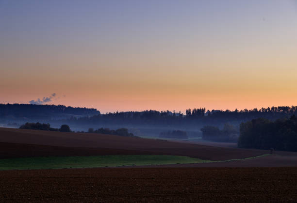 istock Autumn sunset in German nature 1153484768