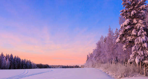 istock Colorful sunset in Sweden 1153486513