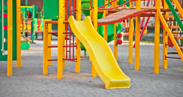 istock Children's slide oundoor close up 1153487062