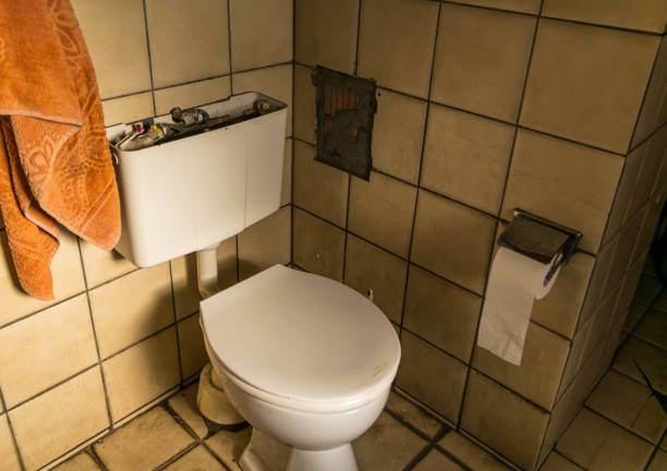 Run-down toilet from the eighties