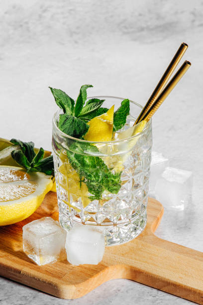 istock Homemade lemonade. Summer drinks with fresh citrus and ice. 1153493068
