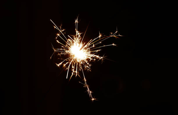 istock yellow sparkler bright prickly fiery light night 1153493646