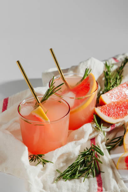 istock Grapefruit and Rosemary cocktail.  Refreshing and non-alcoholic drink perfect for spring or summer. 1153495103