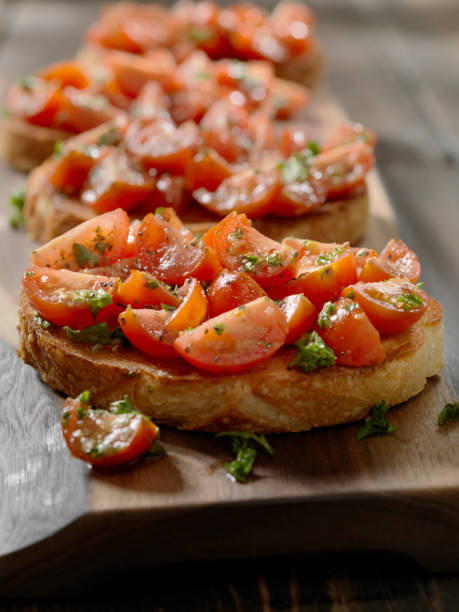istock Bruschetta on Toasted Sourdough Bread 1153495223