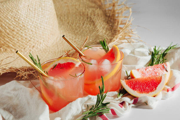 istock Grapefruit and Rosemary cocktail.  Refreshing and non-alcoholic drink perfect for spring or summer. 1153495808