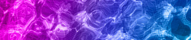 Two-toned water ripple banner
