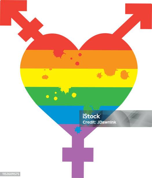 Gay Pride Or Lgbt Happy Pride Label Or Sticker Design Stock Illustration - Download Image Now