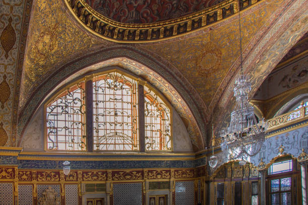 istock Interior of a historic Ottoman mosque on display 1153517235
