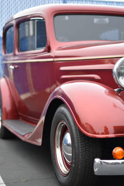istock Vintage Car with Front Fender in Focus 1153519336