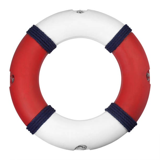 istock Lifebuoy isolated on white 1153519998