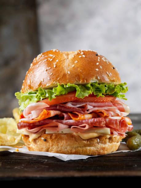 istock Italian Deli Sandwich on a Brioche Bun 1153521531