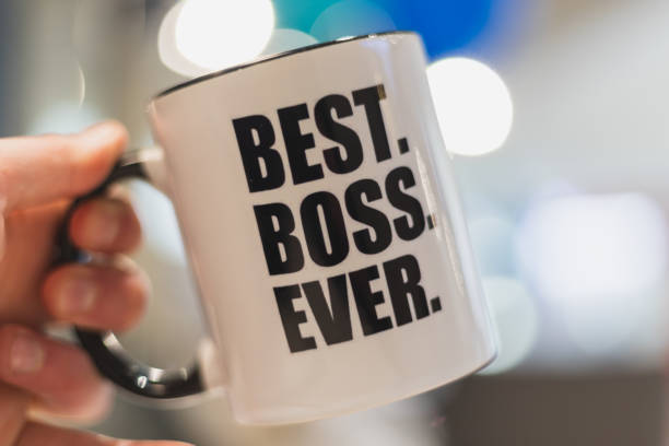 istock A coffee mug with best boss ever printed on it. 1153522145