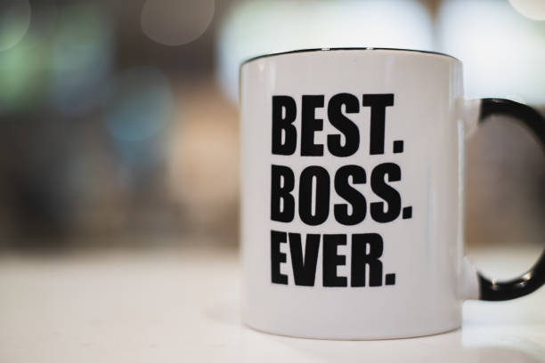 istock A coffee mug with best boss ever printed on it. 1153522227