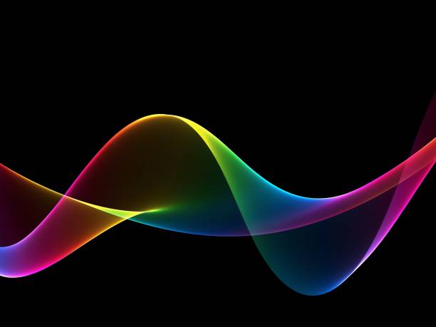 istock Wave abstract images, color design Abstract colored wave 1153524181