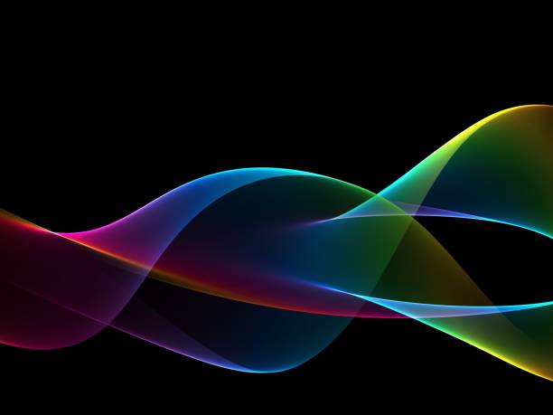 istock Wave abstract images, color design Abstract colored wave 1153524202