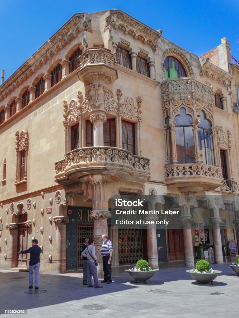 Façade Casa Navas - Photo de Reus - Espagne libre de droits