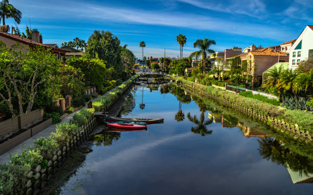 istock Venice Beach Canals Modern Architecture, California, USA 1153526148