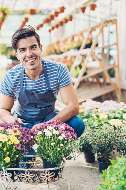 istock Smiling male gardener 1153535338