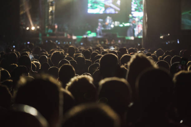 People at concert party