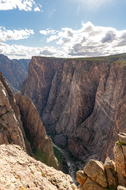 The Black Canyon of the Gunnison viewed from the north rim campground.