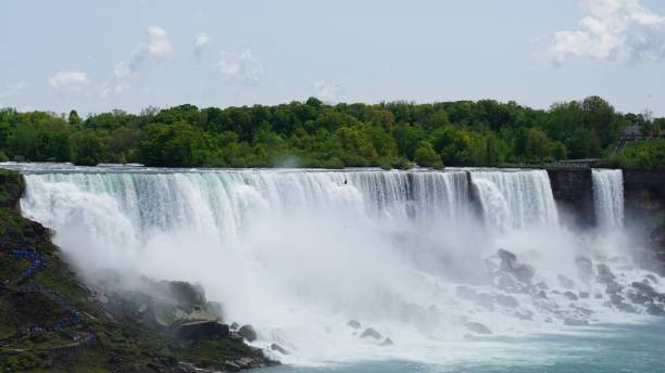 istock Niagra Falls Viewpoint from American/Canadian Walking Bridge 1153552500