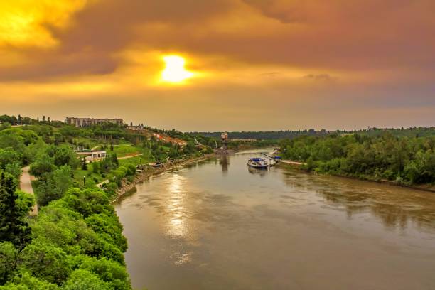 Sunrise Over The River Valley