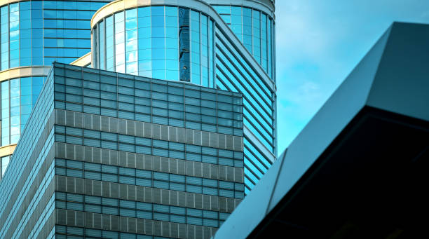 istock Hong Kong Commercial Building Close Up 1153565214