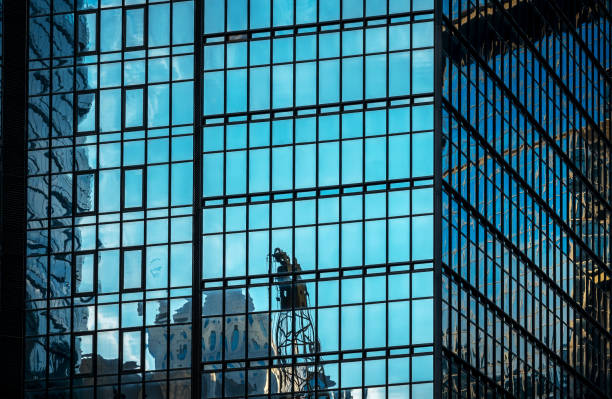 istock Hong Kong Commercial Building Close Up 1153565227