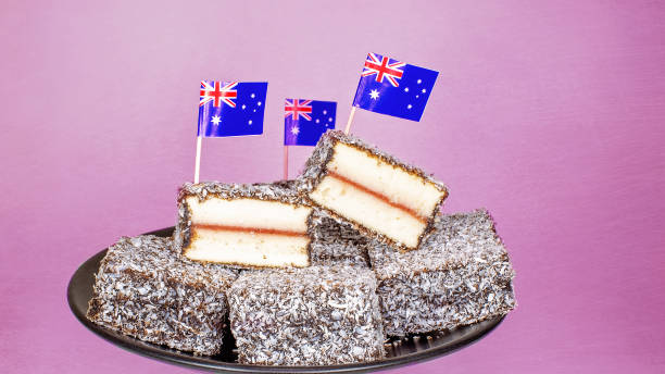 istock Iced Cakes Rolled In Coconut 1153568637