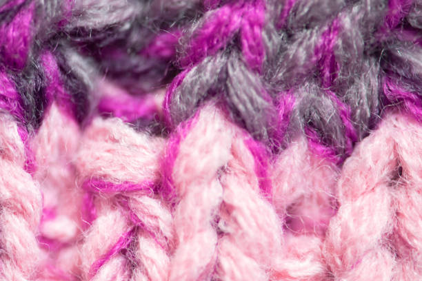 istock Background of the wool yarn. Woolen fabric texture close-up. Textile texture background. Detailed warm yarn background. 1153570482