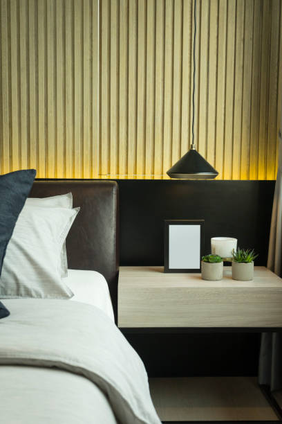 istock master bedroom with plant pot and picture frame by the window 1153571694