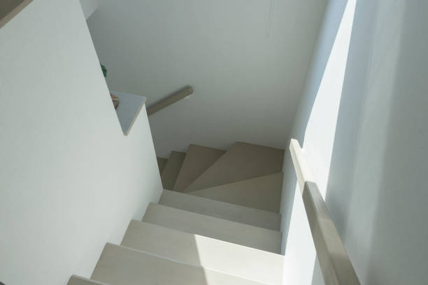 istock white painted staircase interior stairway 1153576390