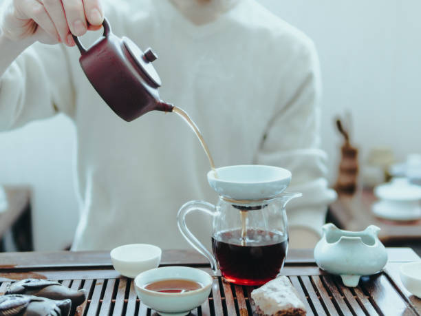 istock Chinese puerh tea ceremony 1153579719