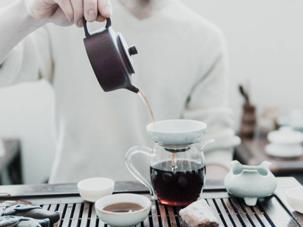 istock Chinese puerh tea ceremony 1153579721