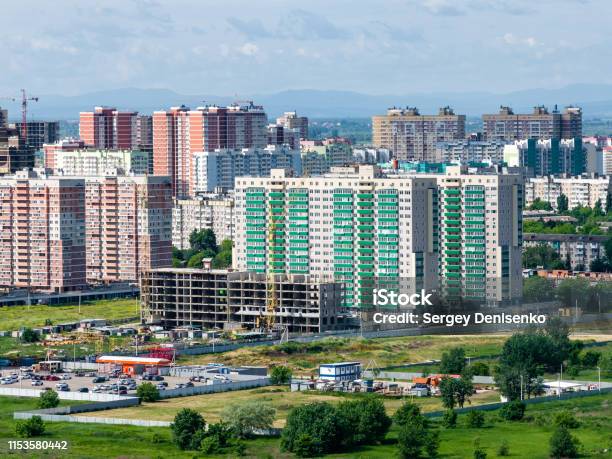 Jk Grin Park Blogoeva 29 A New Residential Building On Monolithic Frame Technology In The Area With The Existing Infrastructure Stock Photo - Download Image Now