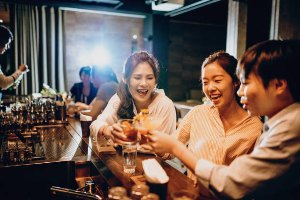 istock Taiwanese millennial youth going out in nightclub after work. 1153581735