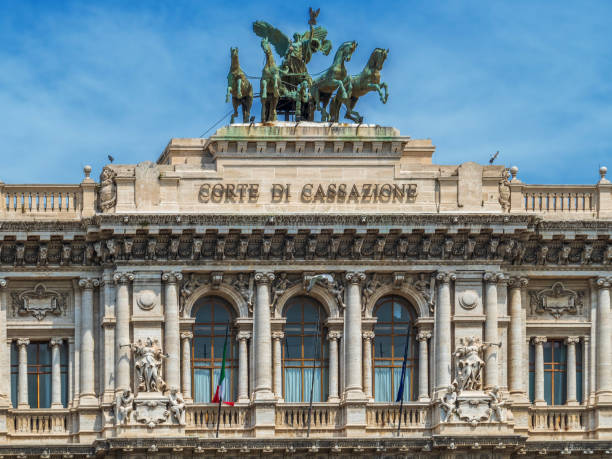 istock Courthouse Palace in Rome, Italy 1153592232