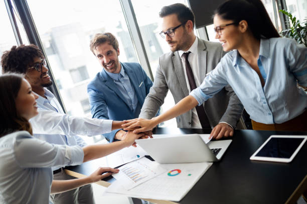 istock Creative business people working on business project 1153595378