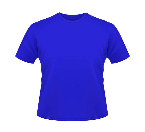 istock Blue T-shirt isolated on white background 1153598587