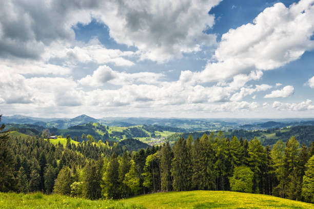 istock Looking over landscape in Appenzellerland, Switzerland 1153601921