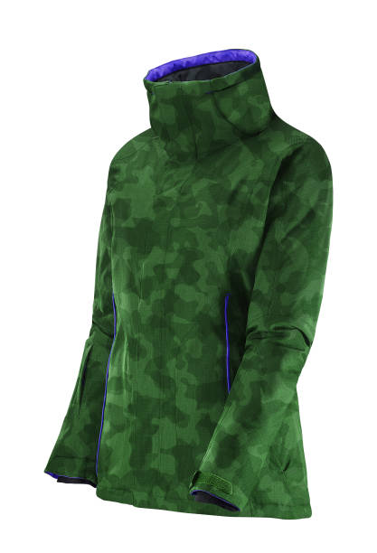istock green raincoat isolated on white 1153602369