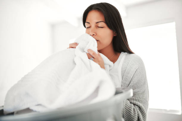 istock With the laundry detergent I use, it has to smell good 1153604862