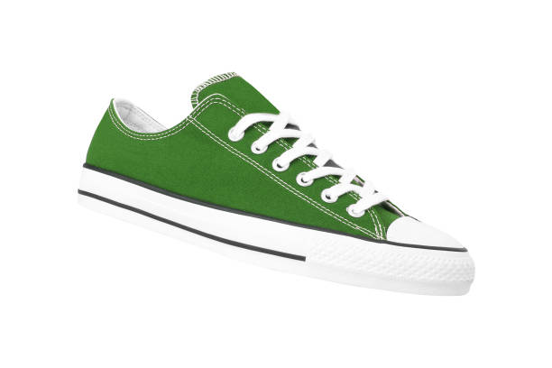 istock new green sneakers isolated on white background 1153608591