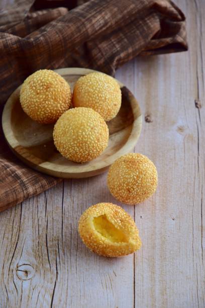 istock Sesame seed balls or Onde-onde (traditional Indonesian food) 1153614022