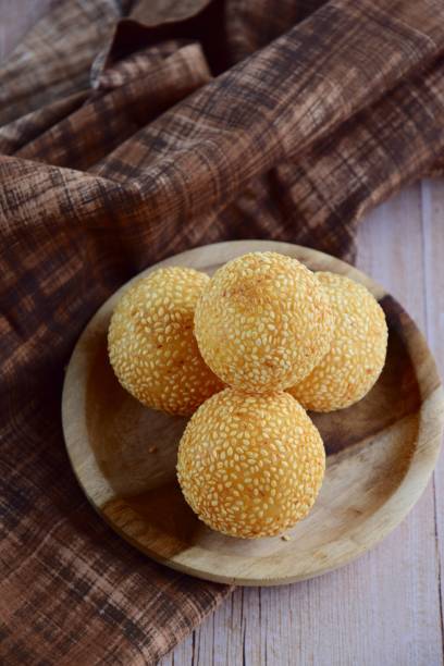 istock Sesame seed balls or Onde-onde (traditional Indonesian food) 1153614060