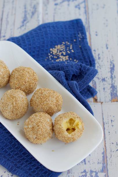 istock Sesame seed balls or Onde-onde (traditional Indonesian food) 1153614549