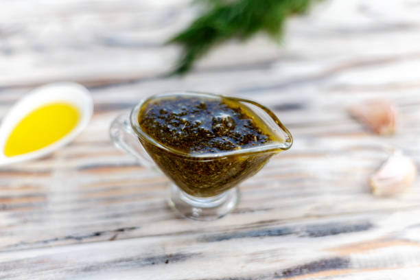 istock Organic sauce with oil 1153617033