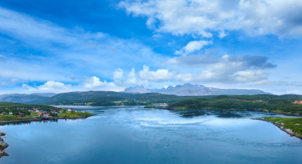 istock Fjord summer polar day view, Norway 1153620533