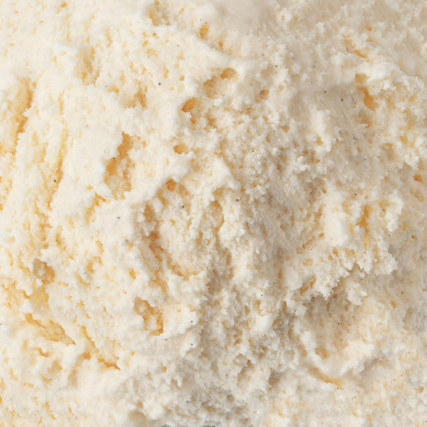 istock White ice cream  background. Summer abstract vanilla ice-cream texture 1153632031